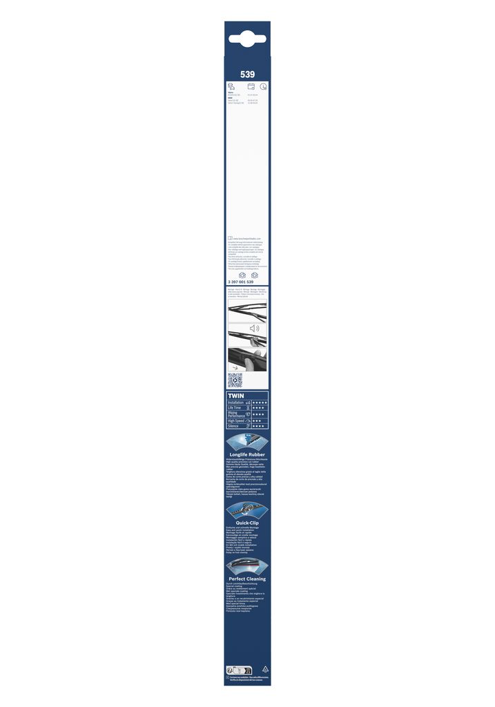 116 334 WIPER BLADE 550MM E39 BMW 539 # BOSCH 3 397 001 539