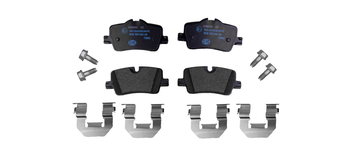21421.165.2 BRAKE PADS REAR 3 G20 G80 G23 G83 G22 G82 HELLA 355.040-681