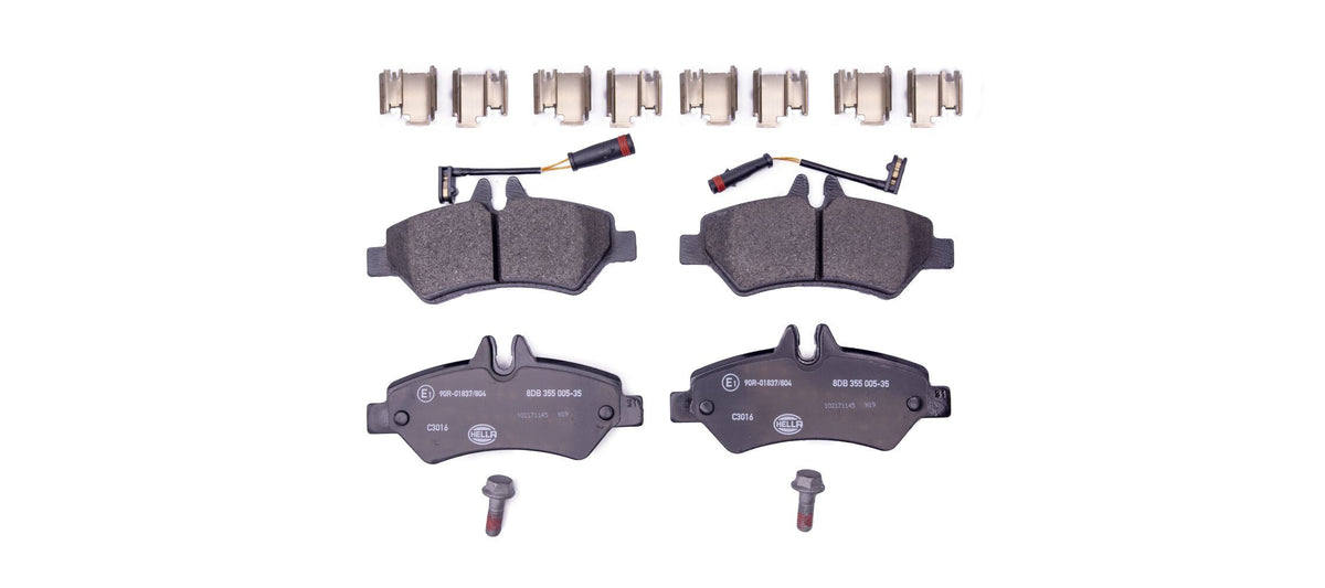 3832.2 BRAKE PADS REAR SPRINTER HELLA 355.005-351