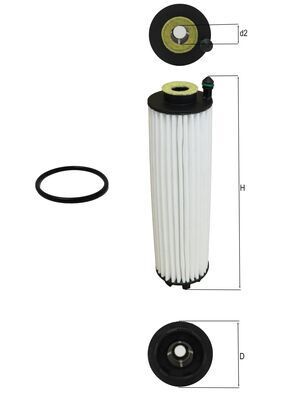 254 184 05 00 MA OIL FILTER MERCEDES - HU6033Z  # MANN HUMMEL HU6033Z