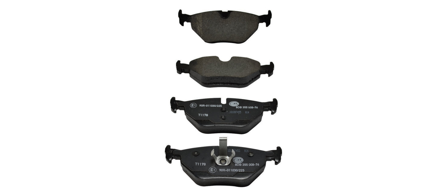 3605.2 BRAKE PADS REAR E36/46 HELLA 8DB 355 008-761