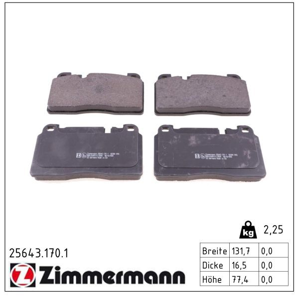 4879.2 HP BRAKE PAD FRONT Q5 BREMBO CALIPER - 355.021-331 HELLA 355.021-331