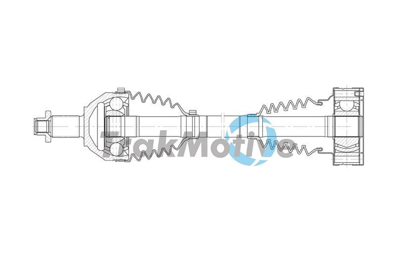 6Q0 407 272EC DRIVESHAFT RH POLO SKF