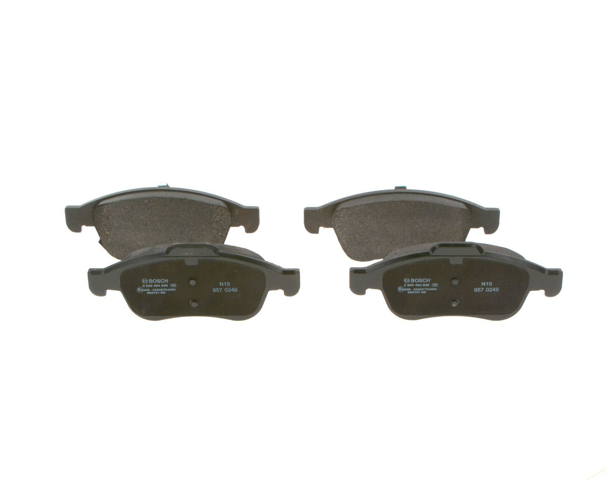 7311.2 BH BRAKE PADS FRONT 500X # CHECK5662.2 BOSCH 0 986 494 826