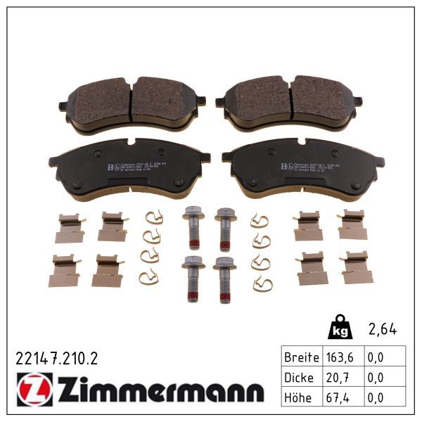 GDB2061 RE REAR PADS E63/SL55 AMG  W211/W230 1367.00
