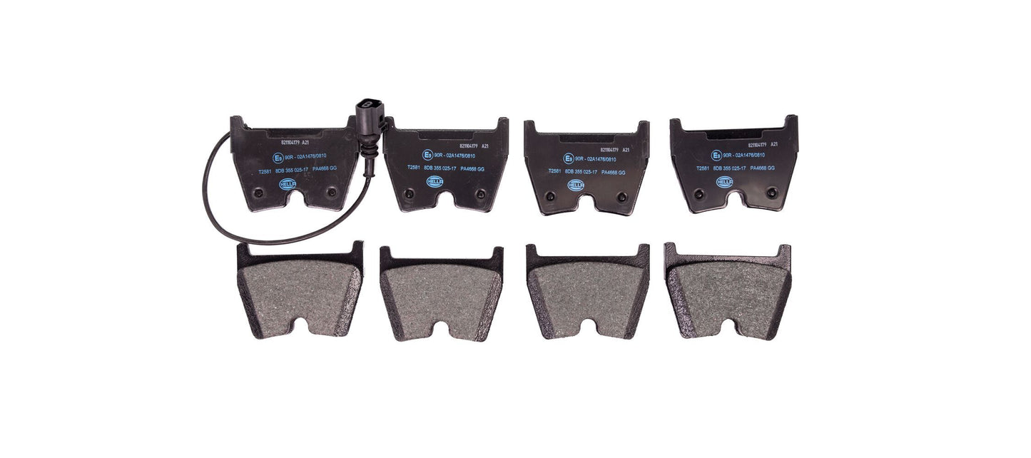 22491.165.2 BRAKE PADS FRONT RS6/RS3 SUIT 370MM # HELLA 355.025-171