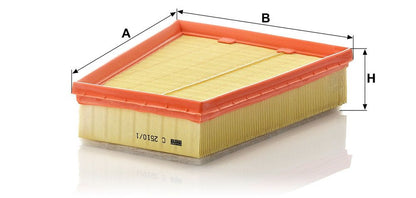 16 54 628 62R MA AIR FILTER KANGOO - C2510/1* # C2510/1