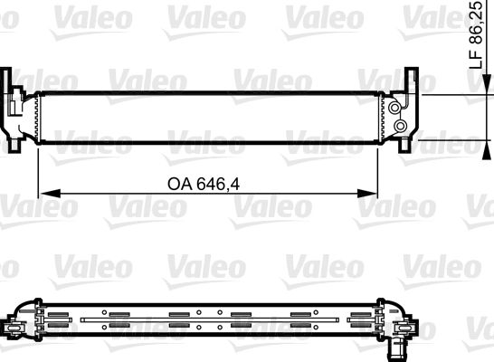 Valeo 735310 Radiator, engine cooling