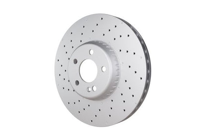 000 421 22 12 BRAKE DISC FRONT W205 X-DRILLED - 5520 HELLA 355.134-461
