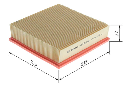 021 129 620 AIR FILTER MAHLE C22117