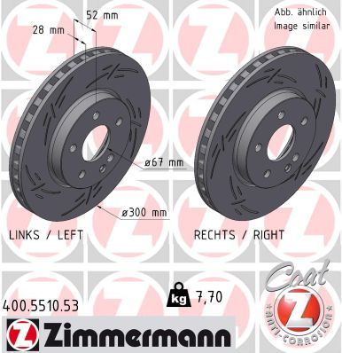 447 421 03 12 FRONT DISC VITO 447 5510 ZIMMERMANN 400.5510.20