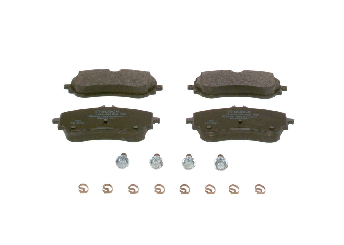 22802.190.2 BRAKE PADS REAR AMAROK V6/CRAFTER BUS BOSCH 0 986 424 875