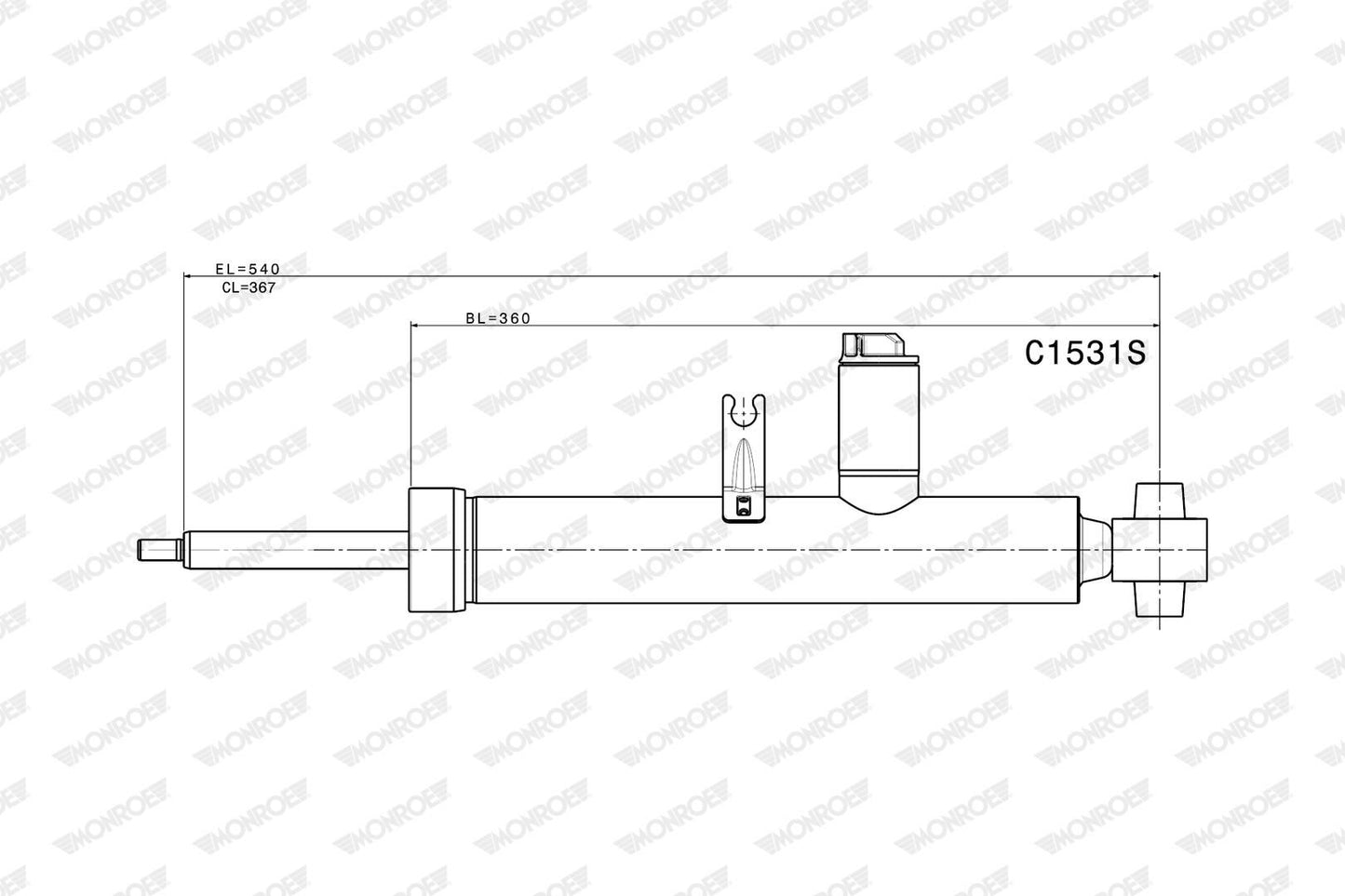 37 12 6 854209 REAR SHOCKS