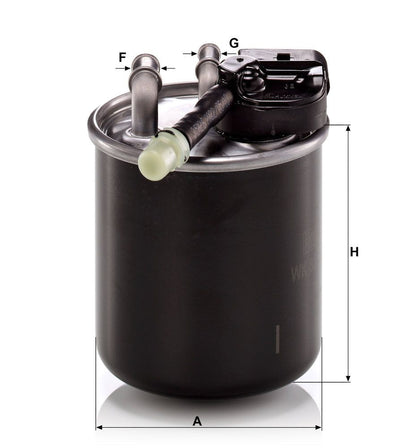 651 090 28 52 FUEL FILTER WK820/17