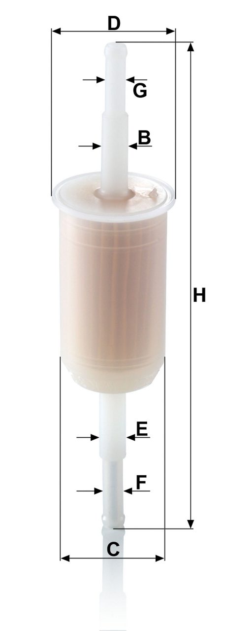 MANN-FILTER WK 32 (10) Fuel Filter For gasoline