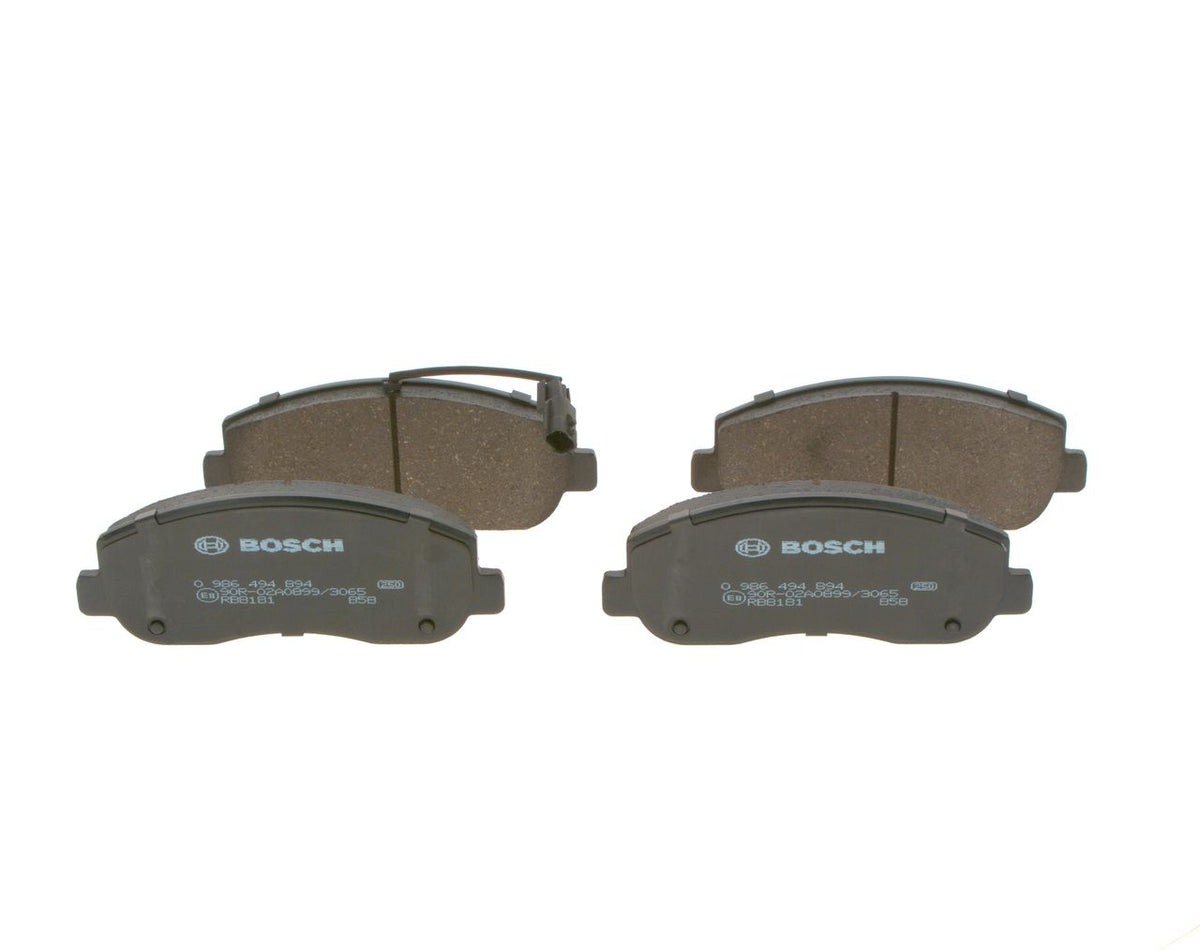 4856.2 BH BRAKE PADS FRONT RENAULT MASTER # BORG 0 986 494 498