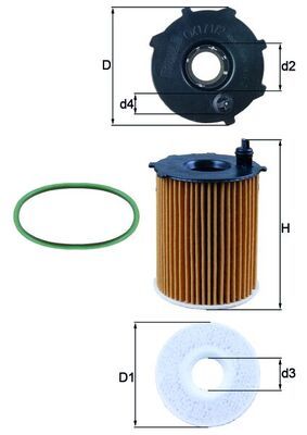 16 106 937 80 MA OIL FILTER 1.6 BlueHDi - HU7033Z # MANN HUMMEL HU7033Z