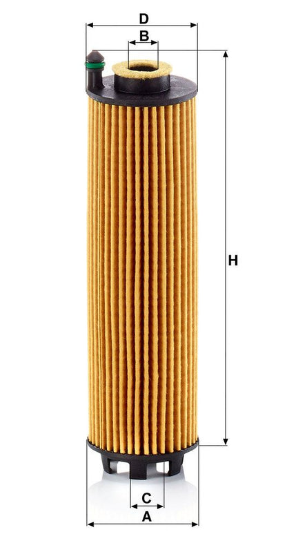 256 184 00 00 MA OIL FILTER 3.0V6 AMG - HU6028Z # MANN HUMMEL HU6028Z