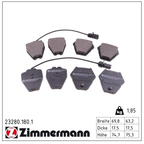 2875.2 FRONT PADS A6/ALLROAD