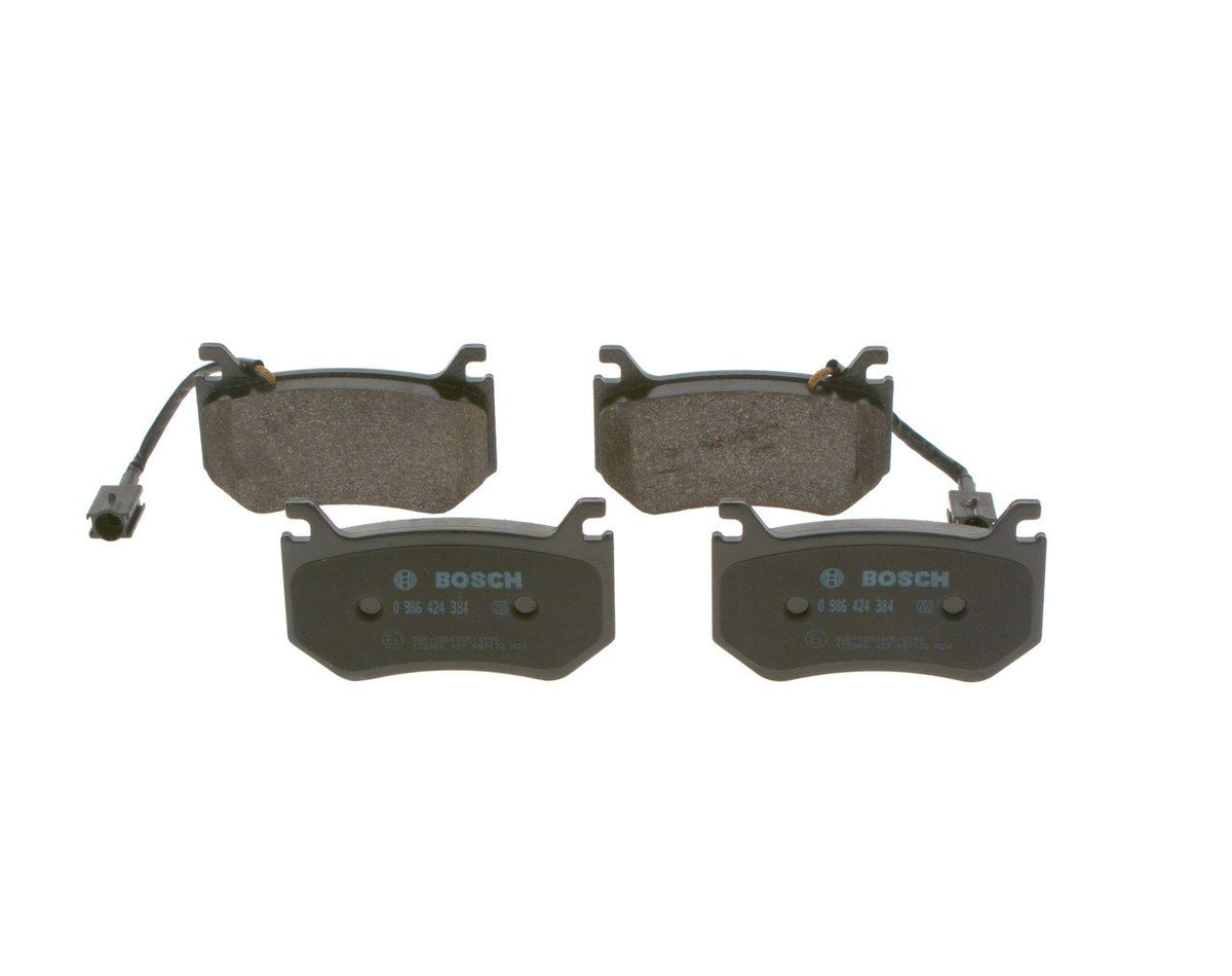 77367666 BH BRAKE PADS REAR ALFA # BOSCH 0 986 424 384