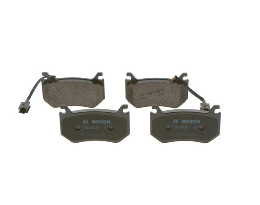 77367666 BH BRAKE PADS REAR ALFA # BOSCH 0 986 424 384