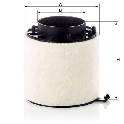 8K0 133 843D AIR FILTER A5+Q5 E675L01 D157/LX2092d /C16114/1X MANN HUMMEL