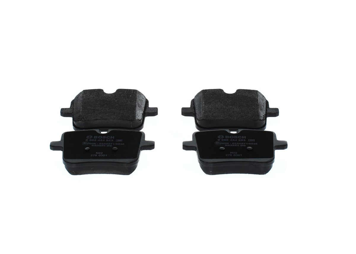 34 21 6 885187 BH BRAKE PADS REAR X7 M50 # BOSCH 0 986 424 923