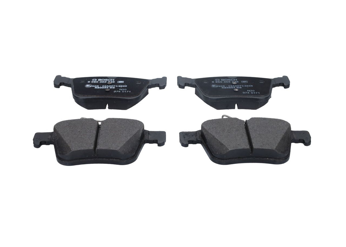 25009.165.1 BRAKE PADS REAR HELLA