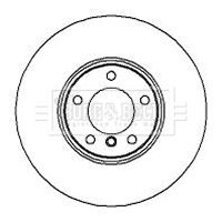 34 11 1 159895 BNB BRAKE DISC FRONT 1271 E31-E32-E38-E39 BORG BBD5866S