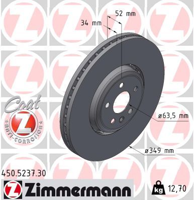 LR115006 BR BRAKE DISC FRONT 2019> # BREMBO 09.C982.23