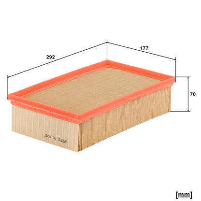 5Q0 129 620B AIR FILTER - C30005* # MANN HUMMEL C30005