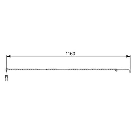 Bosch 1987473055 Warning Contact, brake pad wear
