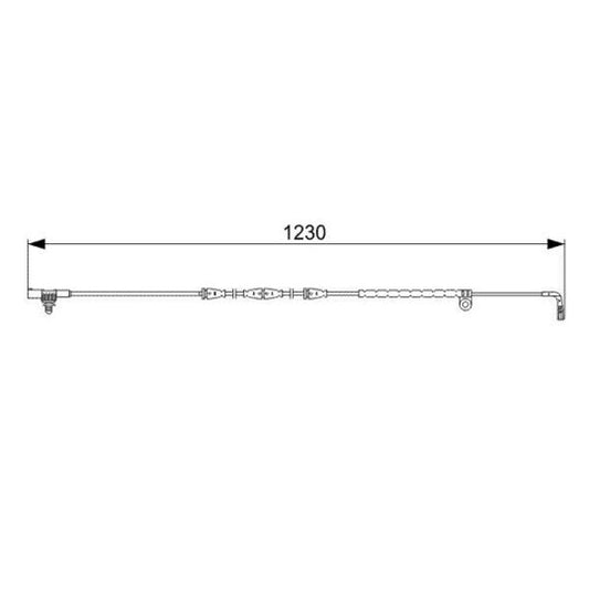 Bosch 1987473022 Warning Contact, brake pad wear