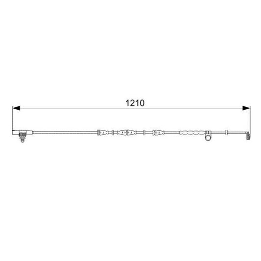 Bosch 1987473054 Warning Contact, brake pad wear