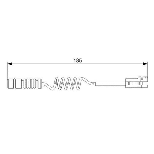 Bosch 1987473007 Warning Contact, brake pad wear