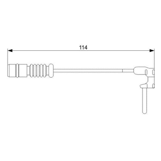Bosch 1987473011 Warning Contact, brake pad wear