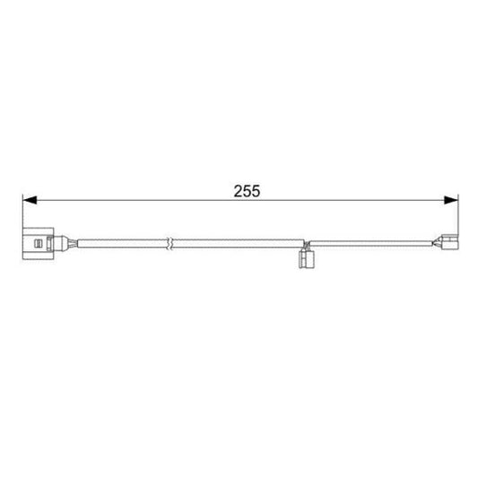 Bosch 1987473013 Warning Contact, brake pad wear
