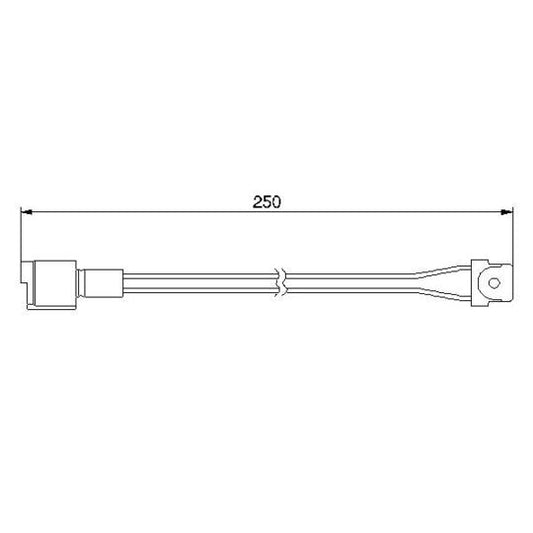 Bosch 1987474905 Warning Contact, brake pad wear