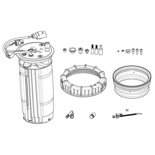 Bosch F01C600244 Heating, tank unit (urea injection)