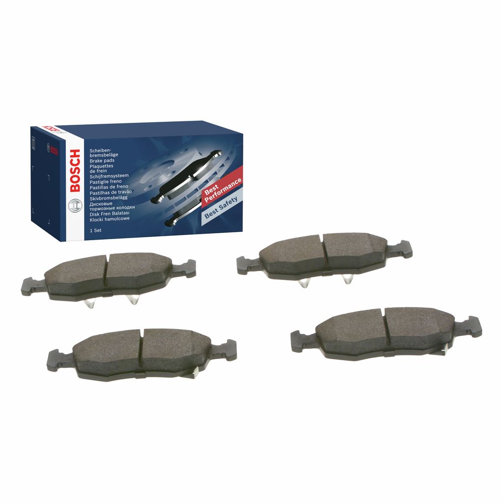 7289.2 BH BRAKE PADS FRONT 1.2l 500C / PANDA BORG 0 986 494 687