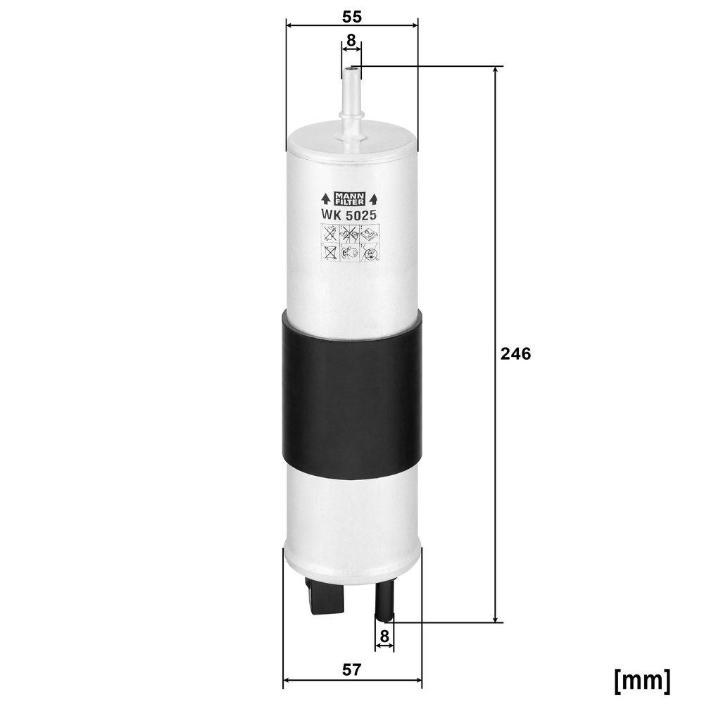 31669471 MA FUEL FILTER 2014- VOLVO 2.0 - WK5025 MANN HUMMEL WK5025