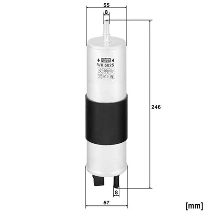 31669471 MA FUEL FILTER 2014- VOLVO 2.0 - WK5025 MANN HUMMEL WK5025