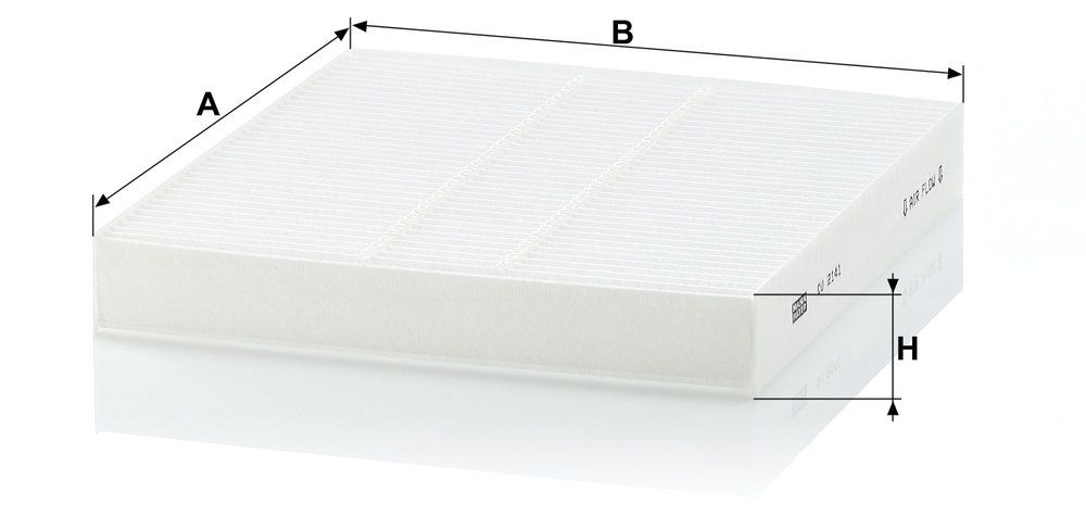 6479E9 MA CABIN FILTER 4007 - CU2141 # MANN HUMMEL CUK2141