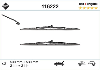 117 221 WIPER BLADE - 525MM VALEO 574150