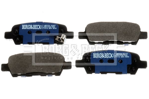5843.2 BRAKE PADS REAR RENAULT BORG BBP2326