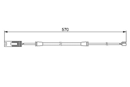 34 35 1 182064 BRAKE SENSOR FR E38  1 987 474 954