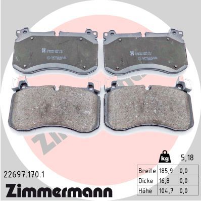 463 421 05 00 BRAKE DISCS FRONT G63 # BREMBO 09.D762.10