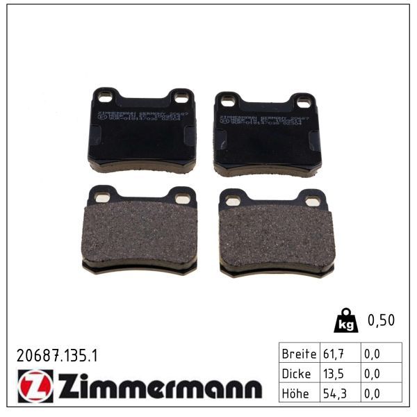 4030.2 VA DISC PADS Merc VALEO 301105