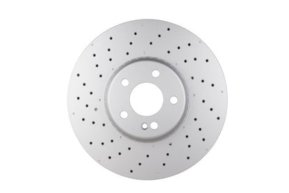 000 421 22 12 BRAKE DISC FRONT W205 X-DRILLED - 5520 HELLA 355.134-461