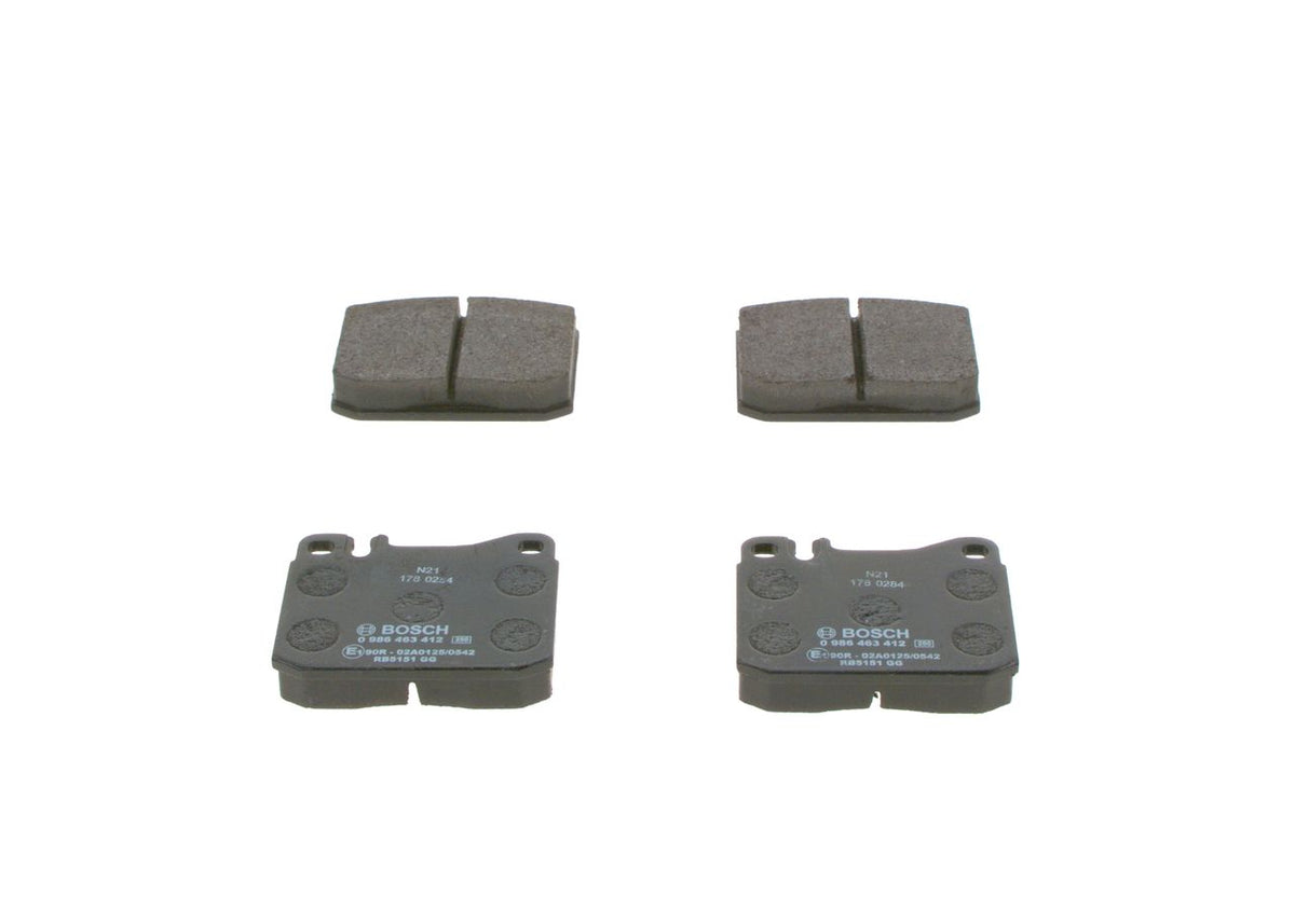 9029.2 BRAKE PADS MERC BOSCH 0 986 463 412